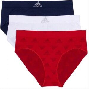 NWT Adidas Womens Seamless Hipster Underwear 3 Pack Size L $36 [jb]
